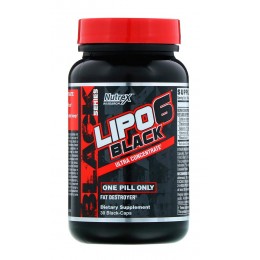 Nutrex. Lipo-6 BLACK Ultra Con - 30 капс