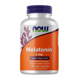 NOW. Melatonin 5 мг - 180 капс