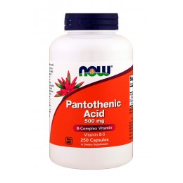 NOW. Pantothenic Acid 500 мг - 250 капс