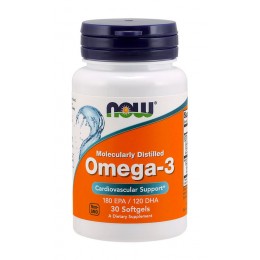 NOW. Omega 3 - 1000 мг - 30 капс