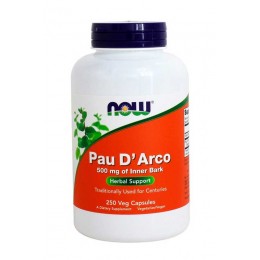 NOW. Pau DArco 500 мг - 250 капс