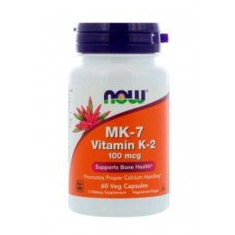 NOW. MK-7 Vitamin К-2 (100мкг) - 60 капс
