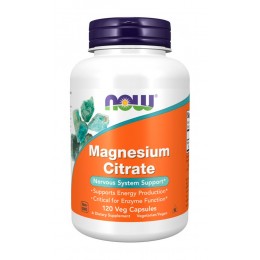 NOW. Magnesium Citrate 400 мг - 120 капс