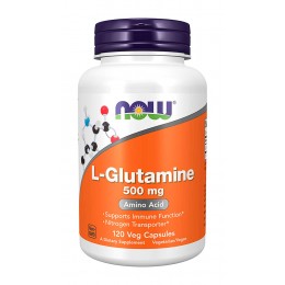 NOW. L-Glutamine 500 мг - 120 капс