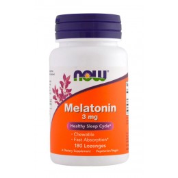 NOW. Melatonin 3 мг - 180 таб