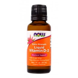 NOW. Liquid Vitamin D-3 (1000 ME) - 30 мл