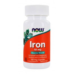 NOW. Iron 18 мг - 120 капс NOW. Iron 18 мг - 120 капс