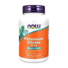 NOW. Potassium Citrate 99 мг - 180 капс
