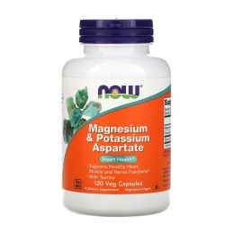 NOW. Magnesium & Potassium Aspartate - 120 капс