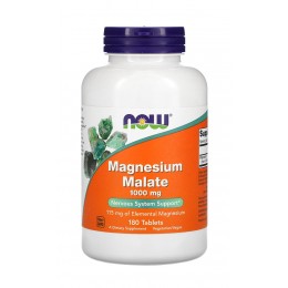 NOW. Magnesium Malate 1000 мг - 180 таб