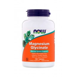 NOW. Magnesium Glycinate - 180 таб