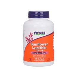 NOW. Sunflower Lecithin 1200 мг - 100 капс