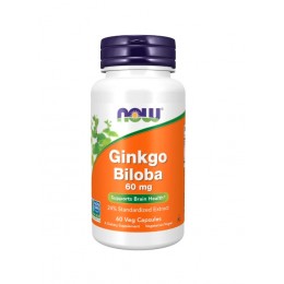 NOW. Ginkgo Biloba 60 мг - 60 капс
