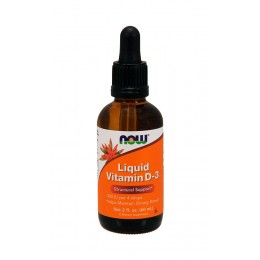 NOW. Liquid Vitamin D-3 (400 ME) - 59 мл