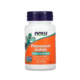 NOW. Potassium Iodine 30 мг - 60 таб