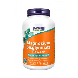 NOW. Magnesium Bisglycinate Powder - 227 г